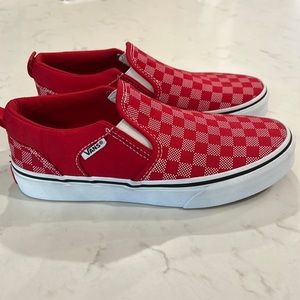 Brand new youth checkered Vans